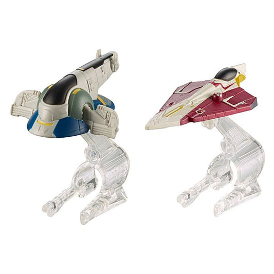 Hot Wheels Star Wars Slave 1 Vs. Jedi Starfighter Starship 2-Pack - vsd22