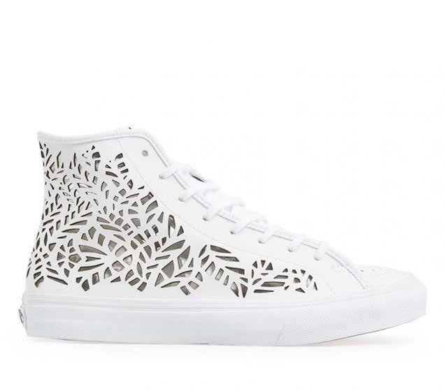 VANS | SK8-HI DECON (CUTOUT)| LEAVES/WHITE - vsd22