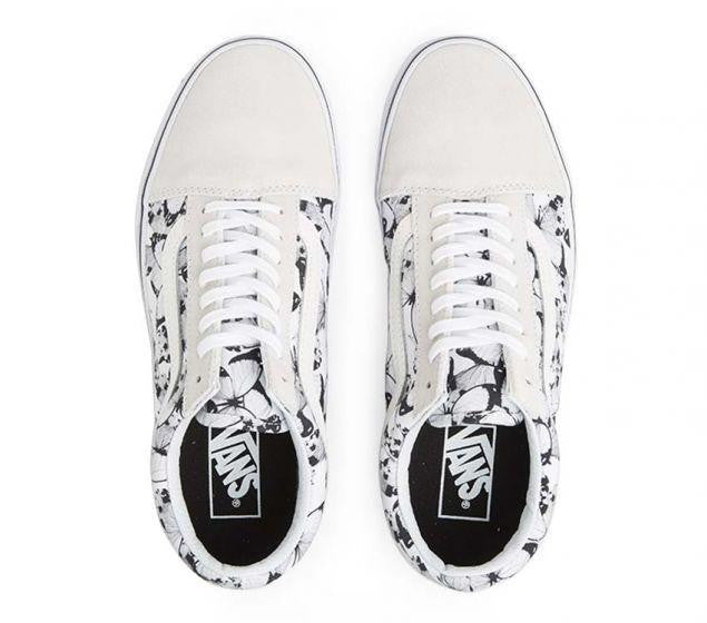 VANS | OLD SKOOL (BUTTERFLY) TRUE WHITE | BLACK - vsd22