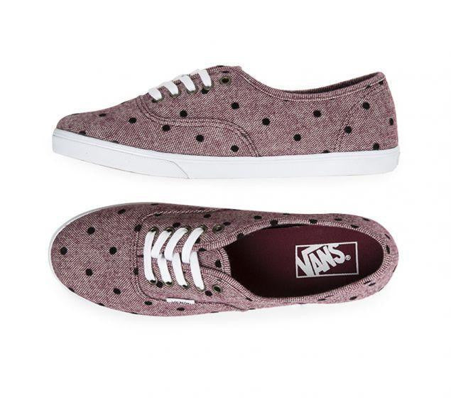 VANS |AUTHENTIC | LO PRO | BURGANDY/WHITE - vsd22