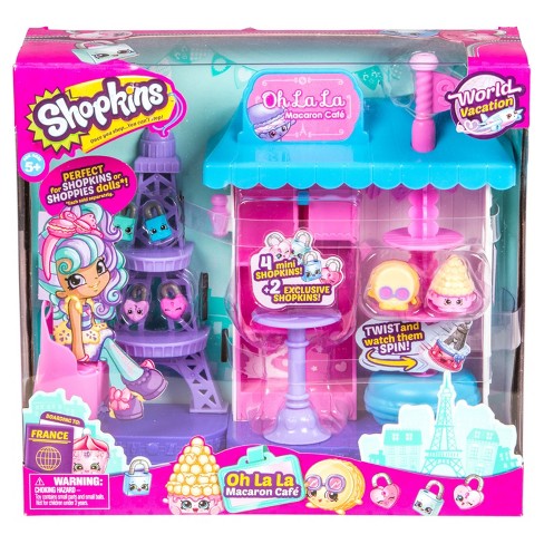 Shopkins Season 8 World Vacation - Oh La La Macaron Cafe Playset - vsd22