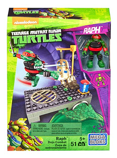 Mega Bloks Teenage Mutant Ninja Turtles Raph Dojo Combat Playset - vsd22