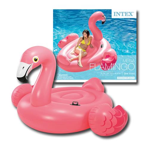 Intex Mega Flamingo Island Pool Floater 86 x 83 x 53 inches - vsd22