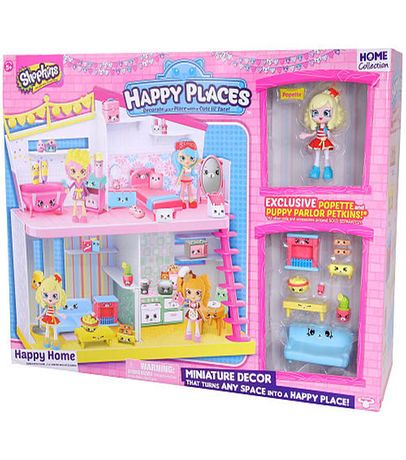 Shopkins Happy Places Puppy Parlor Jessicake and Popette Set - vsd22