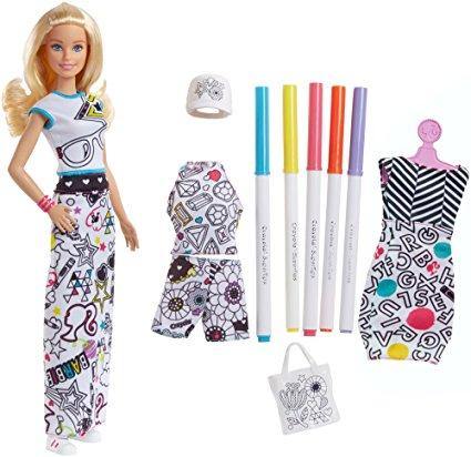Barbie Crayola Color-In Fashion Doll and Fashions - vsd22