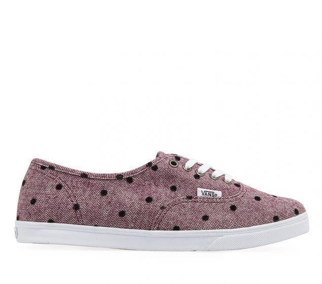 VANS |AUTHENTIC | LO PRO | BURGANDY/WHITE - vsd22