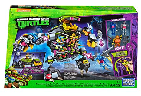 Mega Bloks Teenage Mutant Ninja Turtles Transforming Turtle Mech - vsd22