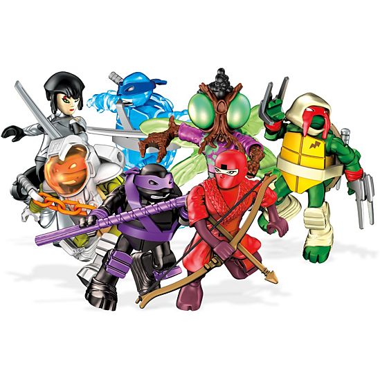 Mega Construx Teenage Mutant Ninja Turtles Micro Action Figures, Red Ninja - vsd22