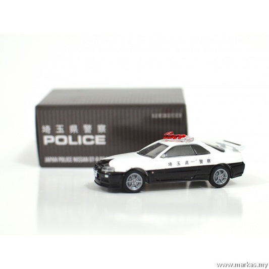 Tarmac Works X Greenlight 1/64 Nissan GTR R 34 Japan police - vsd22