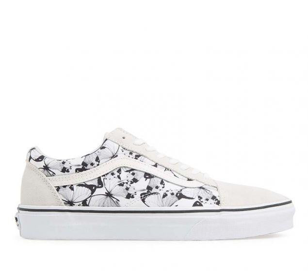 VANS | OLD SKOOL (BUTTERFLY) TRUE WHITE | BLACK - vsd22