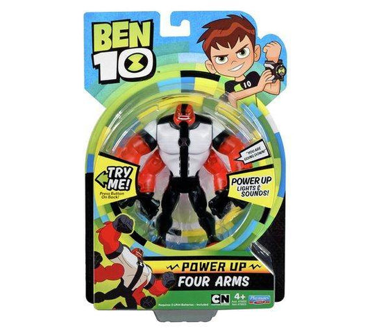 Ben 10 6" Deluxe Power Up Figures - Four Arms - vsd22