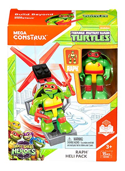Mega Bloks Teenage Mutant Ninja Turtles Raph Heli Pack Figure - vsd22