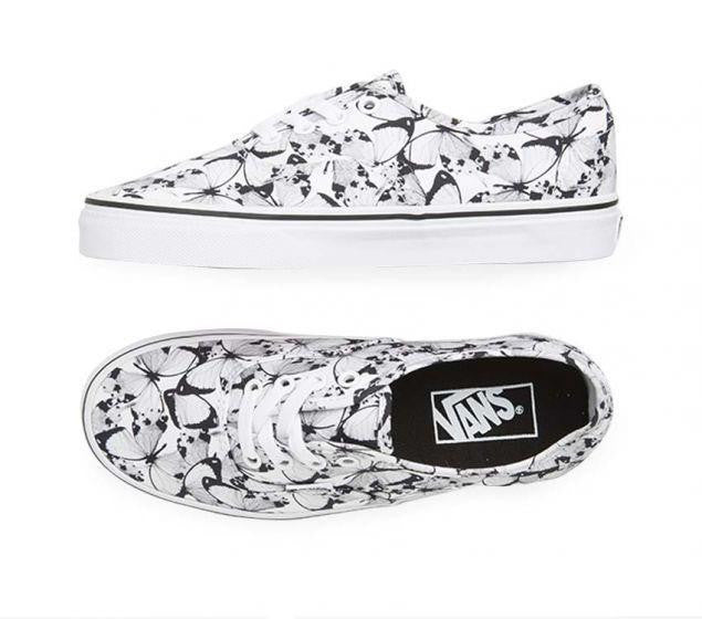 VANS | AUTHENTIC (BUTTERFLY) TRUE | WHITE / BLACK - vsd22