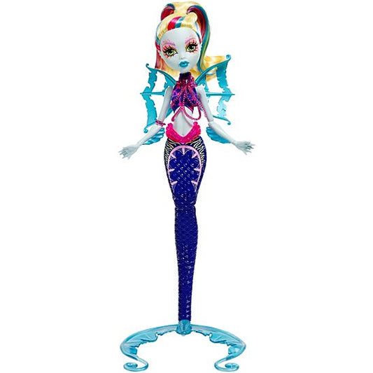 Monster High Great Scarrier Reef Glowsome Ghoulfish Lagoona Blue Doll - vsd22